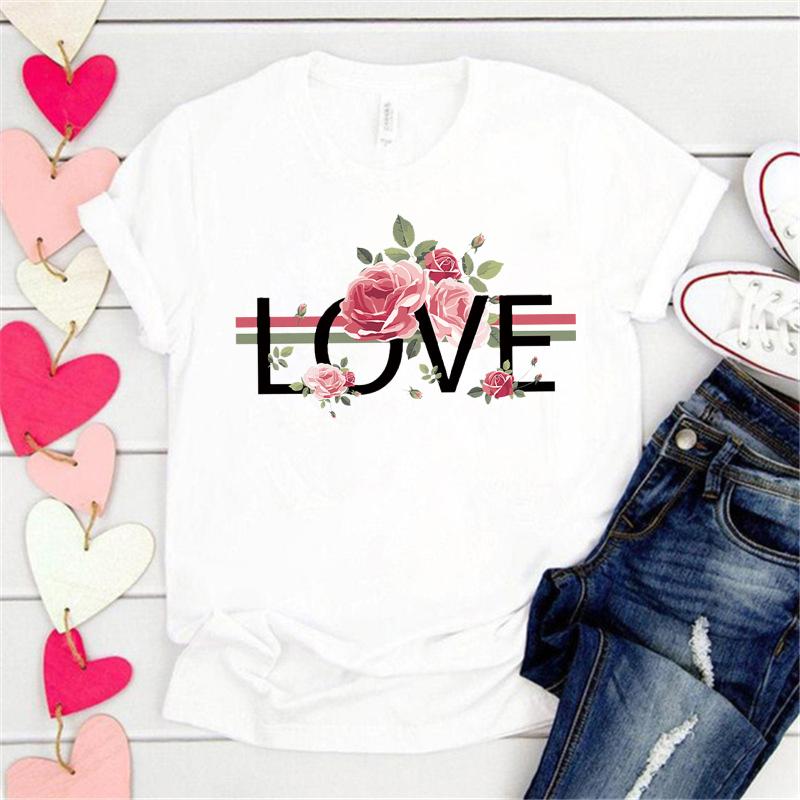 Compre Camiseta feminina gráfica fofa estilo anos 90, roupas