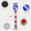Solar-Powered Durable Warning Cone: Energy-Saving, Night Vision Strobe Light for Road and Construction Safety.