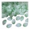 50Pcs Glass Camellia Tea Pendant 26 x 18mm Leaf Size DIY Jewelry Making Beads Set for Necklaces Bracelets Earrings