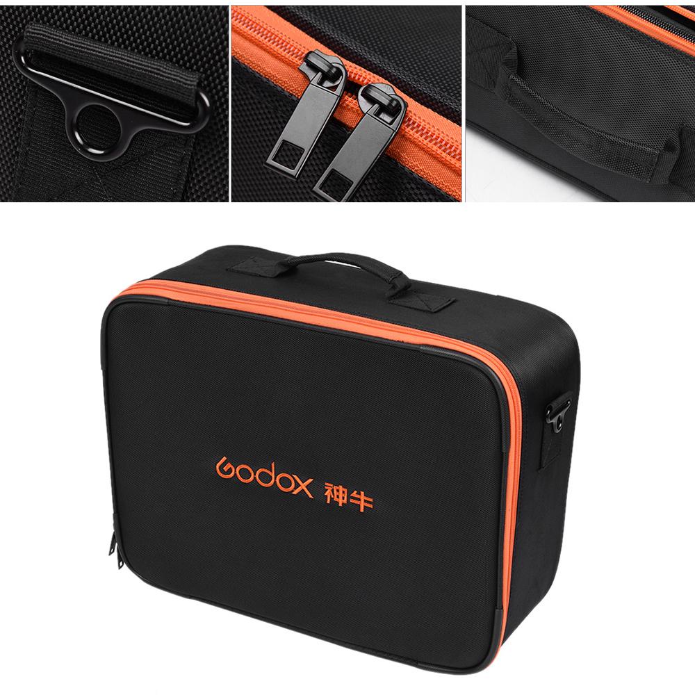 Studio Flash Strobe Padded Hard Carrying Storage Bag Case Black for Godox AD600/AD360 Series Flash