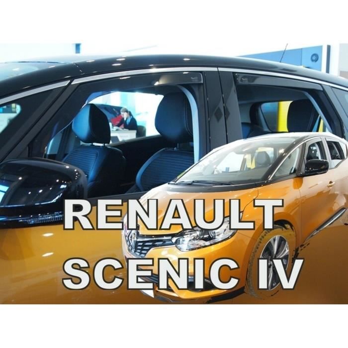 J&amp;J AUTOMOTIVE | Heko Deflecteurs d'air Déflecteurs de Vent Pour Renault Scenic 4 depuis 2017