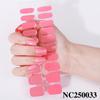 Hot Sell Custom Logo HEMA-Free Gel Polish Nail Stickers New Solid Color Styles Semi Cured Gel Nail Wraps 20 Gel Nail Strips