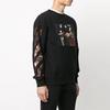 OFF WHITE SS21 Sweatshirts Unisex Black Crew Neck Moderate Regular OMBA025R21FLE0051025