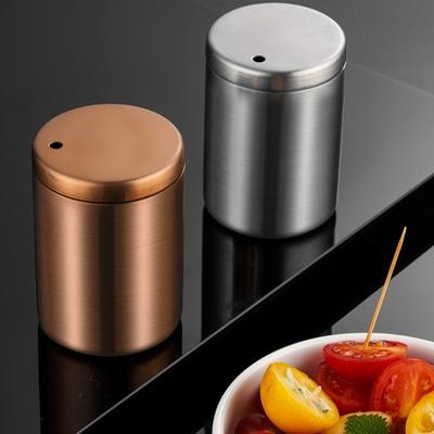 Stainless Steel Toothpick Box Metal Toothpick Bucket New Tooth Picks Holder  for Teeth Appetizer