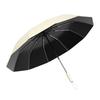 Automatic Stormproof 48-Rib Dual-Use Sun & Rain Folding Umbrella with Black Glue for Sunshade & Protection