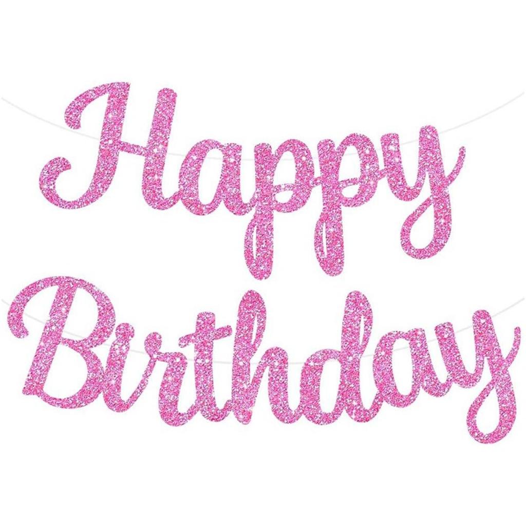 Creative Birthday Flag Happy Birthday Party Decor Kids Adults Hanging Banner Photo Backdrop Wedding Decoration