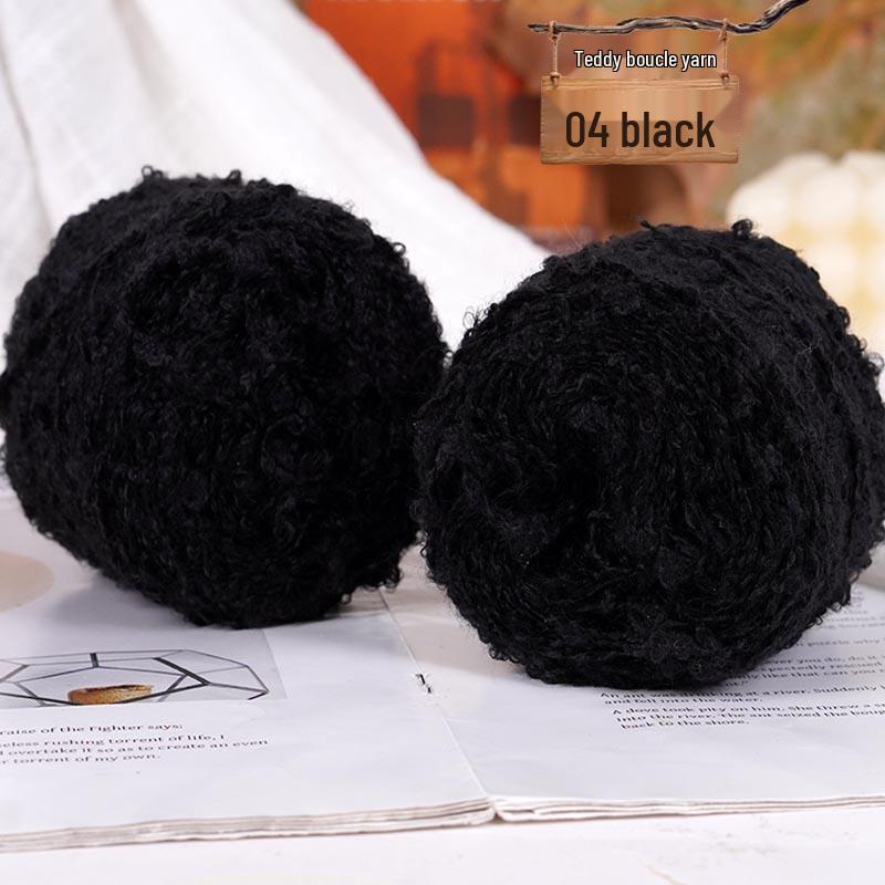 Colorful Loop Yarn Ball for Crochet & Knitting: Perfect for Handmade DIY Sweaters, Scarves, Dolls, & Small Projects.