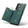 DG.MING M6 Series For Samsung Galaxy S25 Ultra Case Magnetic Wallet PU+PC+TPU Phone Cover