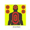 10 Pack of Paper Targets, Self Stickers for Garden Range