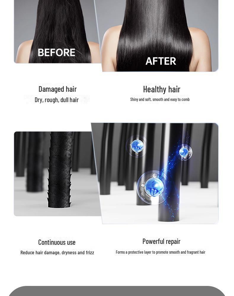 Vysoce výkonný fén Kangfu: Silný horký a studený vítr, konstantní teplota, šetrná péče o vlasy