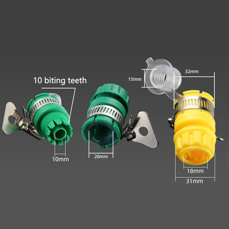 Universal Water Faucet Adapter Hose Connector Fitting Quick Connect Fitting Tap For Car Washing Garden Irrigation