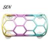 Corn Snake Activity Toy Reptile Honeycomb Climbing Shelf, Suction Cup Tunnel Hide, Rest Platform Terrarium Landscaping Decor for Ball Python, Lizard,