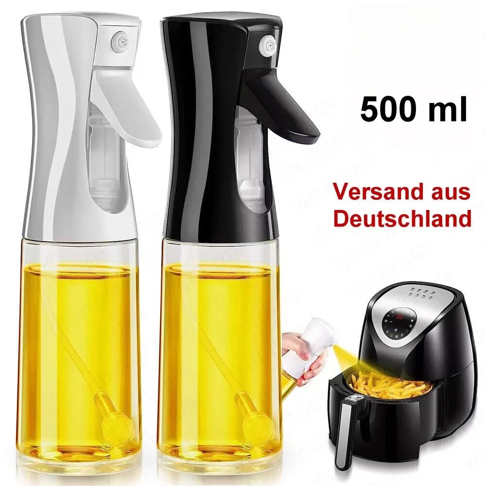 Oil Spray for Cooking - Olive Oil Dispenser Bottle Sprayer Mist-Reusable Food Grade Oil Vinegar Spray Bottle Kitchen Accessories