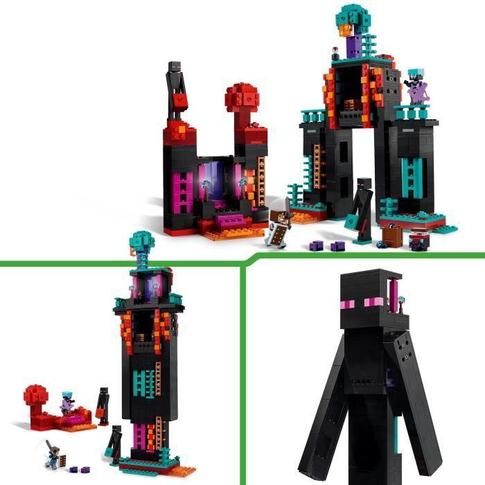 LEGO Minecraft 21279 La Tour De l’Enderman - Jeu De Construction Pour Garçon Dès 9 Ans