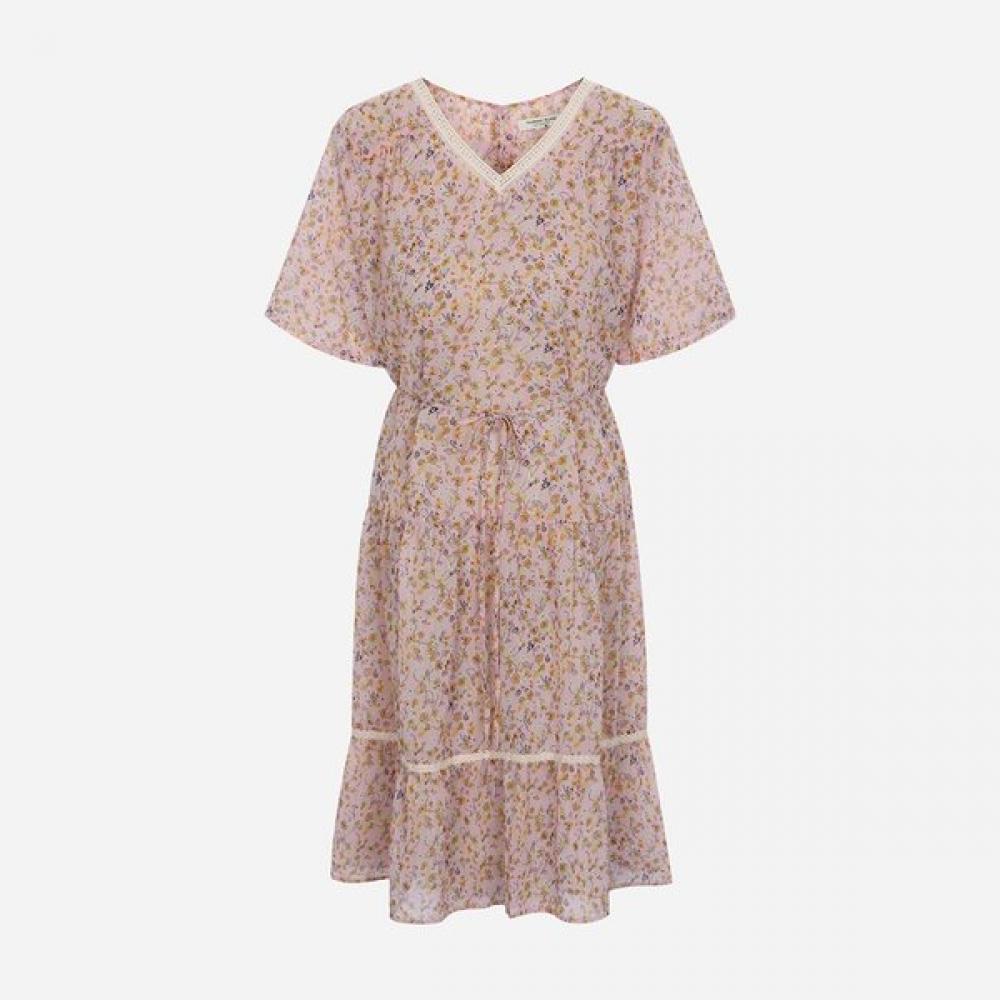 

Thursday Island Lace Mix Midi Dress T256mop154w pink (PK)/S