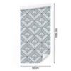 Geometric Diamonds Light Gray Wallpaper for Living Room and Bedroom 50x1000