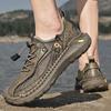 Men's Outdoor Mesh Hiking Shoes Breathable Non-slip Quick-dry Wading Shoes for Summer Trekking Walking Fishing Water Sneakers