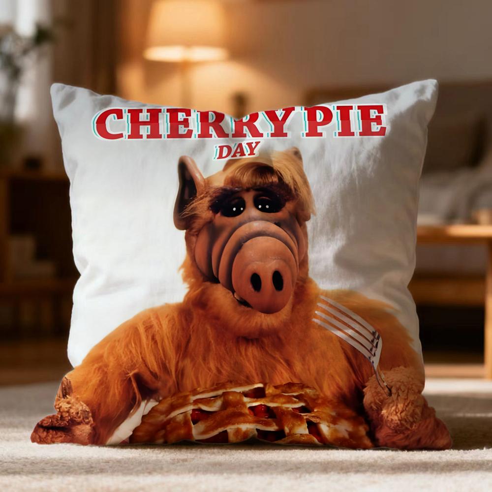 Popular AALFer Cushion Cover Soft Washable Pillow Case Multi-Scene for Couch Bed Travel Office Use