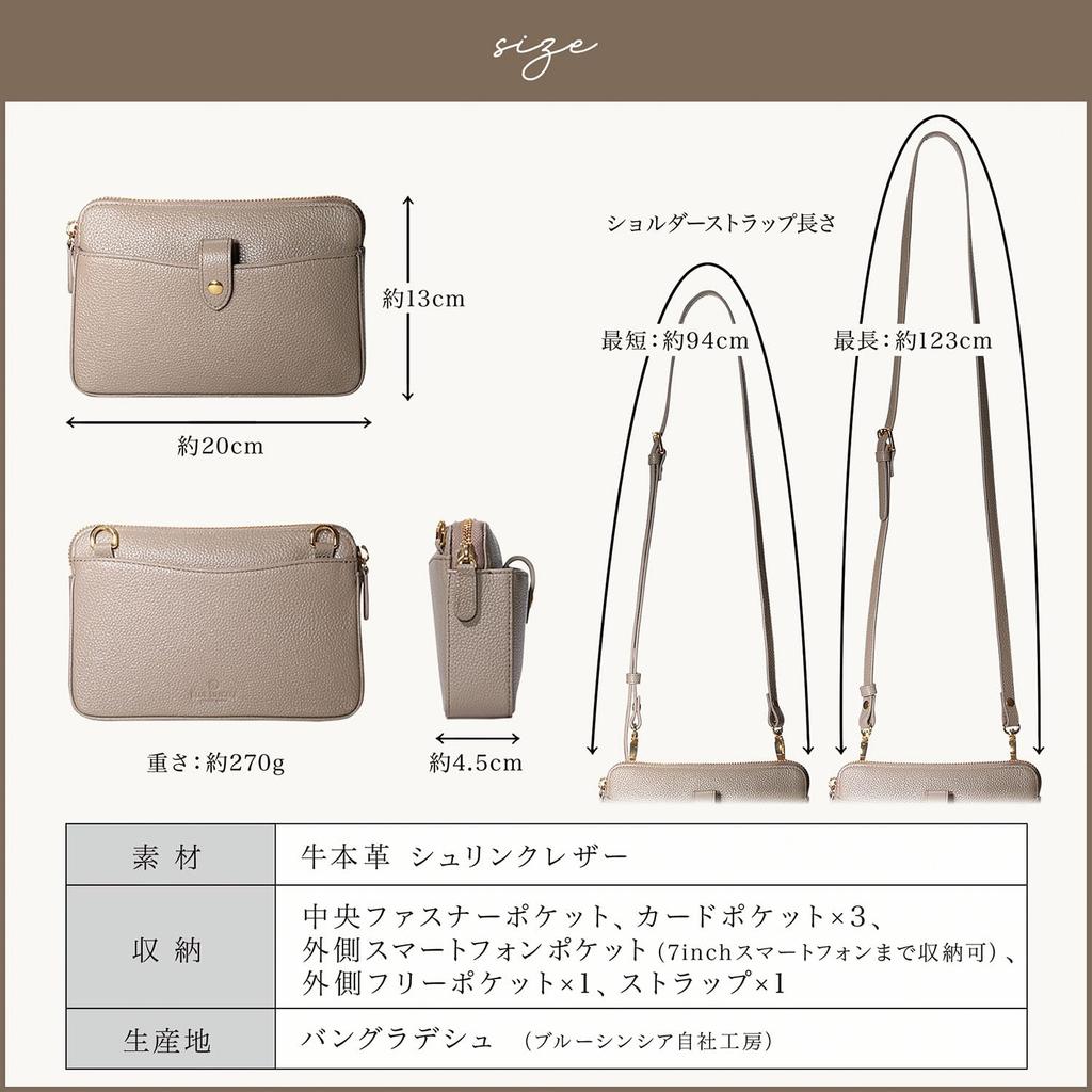 [BLUE SINCERE] Damen-Schultertasche aus echtem Leder, wasserabweisend, horizontal, leicht, kompakt, Crossbody, Sacoche, Pochette, Schultertasche,