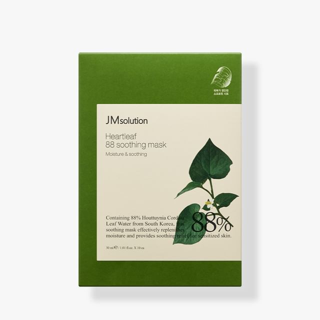 JMsolution - Успокаивающий набор масок с экстрактом центеллы азиатской 88% 30ml x 10 sheets