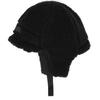 Universal Chemistry Short Brim Black Fleece Earflap Cap