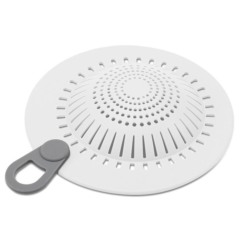 Japanese Anti-Clog Kitchen Sink Strainer for Hair & Debris белый