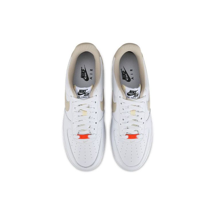Nike Air Force 1 Low 07 White Rattan Unisex Sneakers Team-Orange Coconut-Milk DZ2771-121