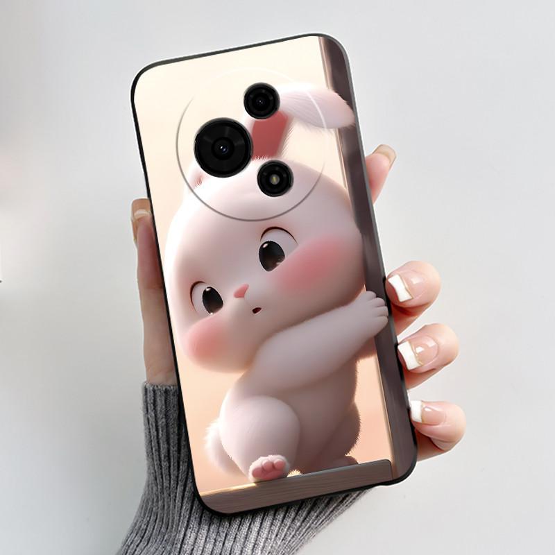 Casing For TCL 60 SE 605 / TCL 60 / TCL 60R 5G Phone Case Aesthetic Cute Cat Astronaut Soft Silicone Black Protective Back Cover