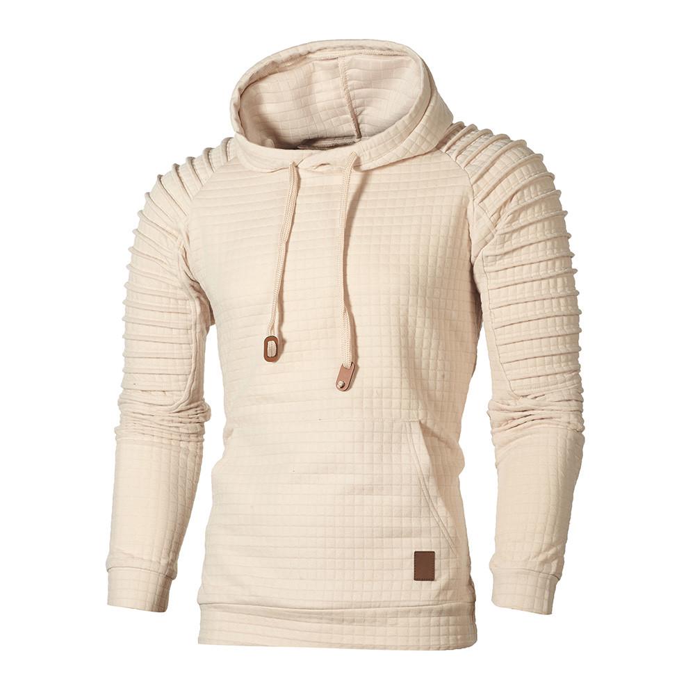 pleated moletom com capuz jacket