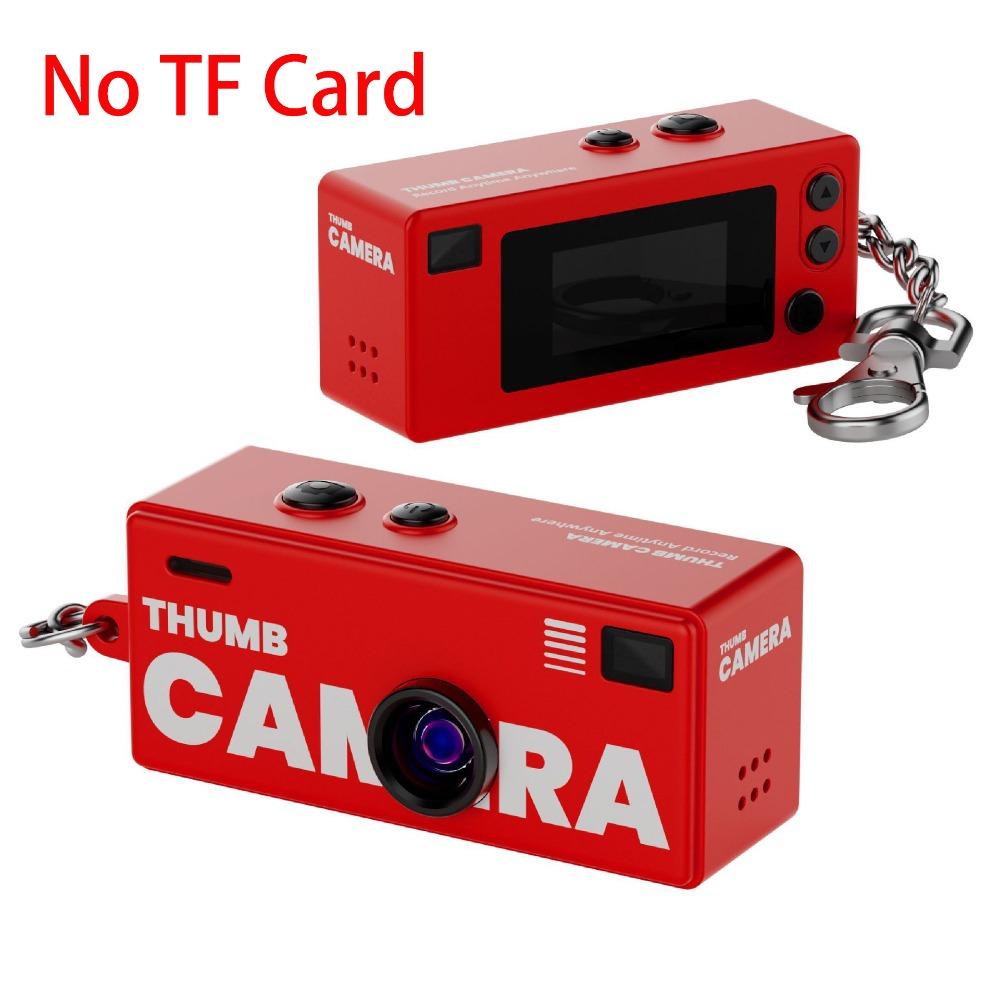 Retro Keychain Thumb Camera Mini Bag Charm Backpack CCD Digital Camera with 1080P HD Video Recording Thumb Camera Keychain