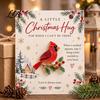 Pocket Hug Token for Christmas Card, Mini Festive Greeting Card Creative Scrapbook Accessories with Envelope, Holiday Gift Tag Friends Family Stocking