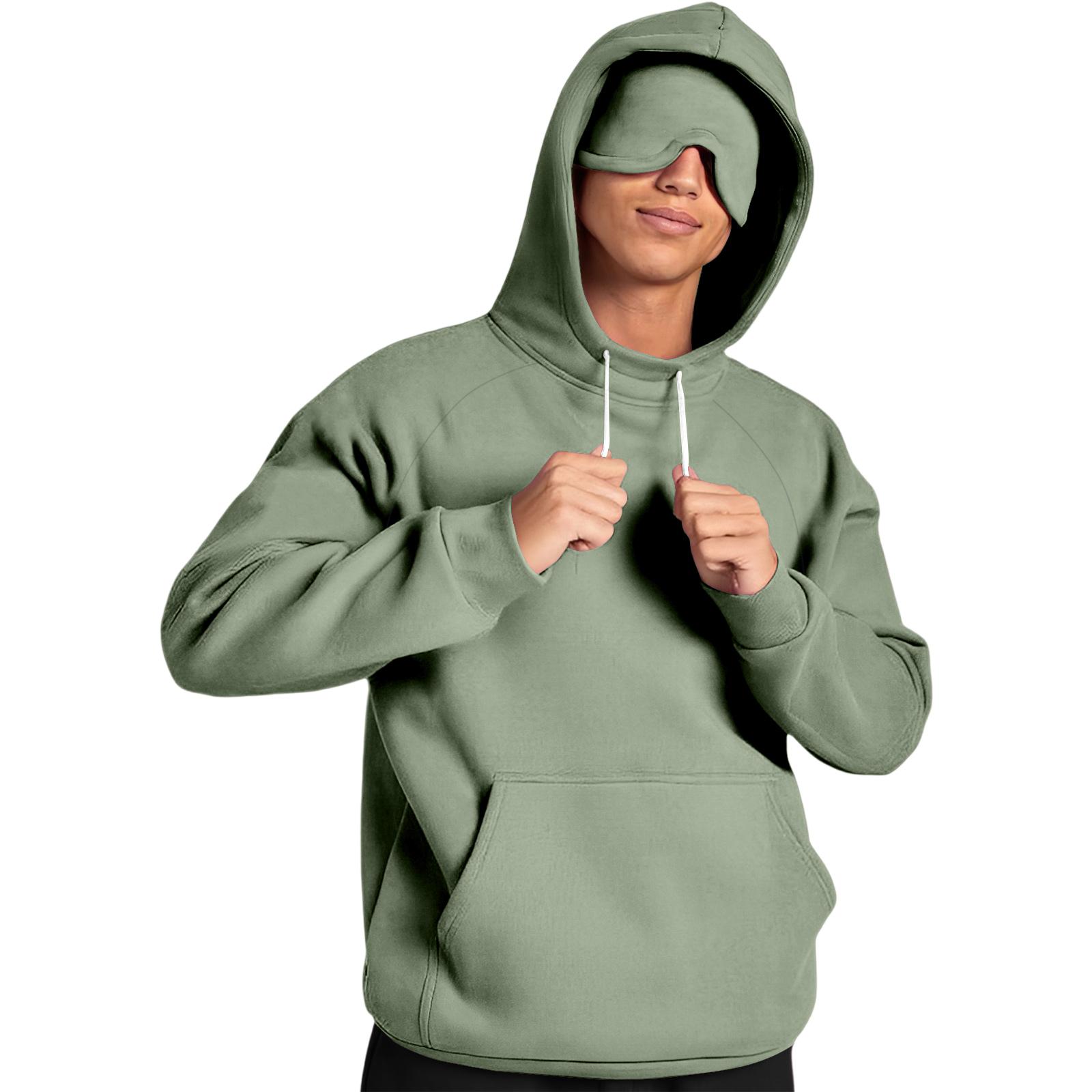 

Мужская флисовая толстовка, повседневная, с длинным рукавом XL