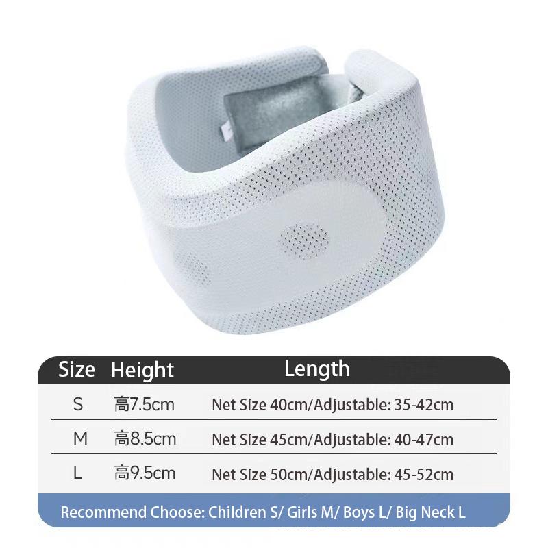 Soft Neck Supports Adjustable Foam Neck Braces Relieves Spine Pressure Neck Brace for Travel Home School Office Sleep