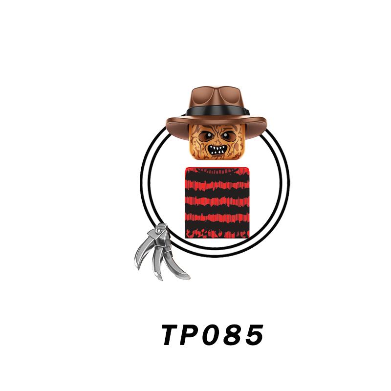 TP1011 Halloween Horror Series Building Blocks Slender Terrfier Jason Bricks Figures Children Toys