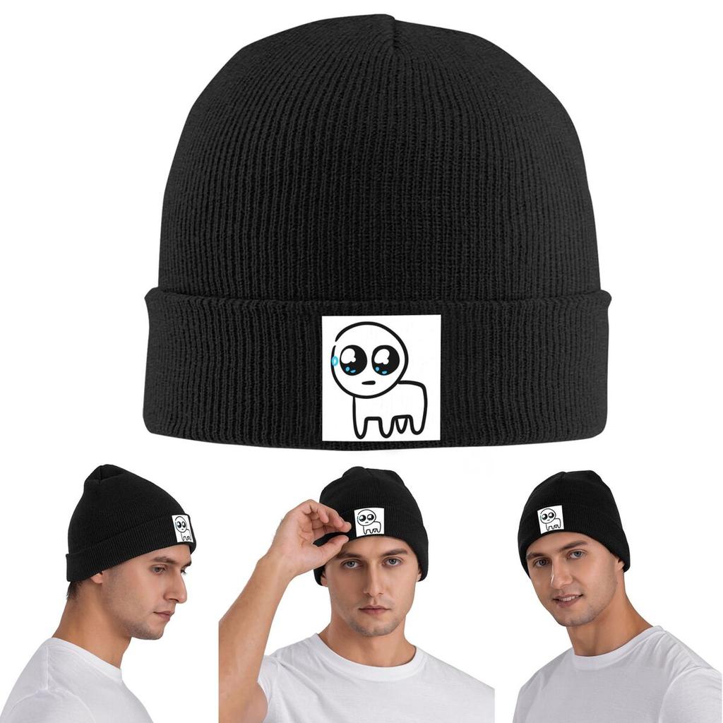 Ehrlich gesagt Autismus Kreatur Meme Yippee Warme Strickmütze Winter Strickmütze Mütze Beanie Hip Hop Kappen für Unisex
