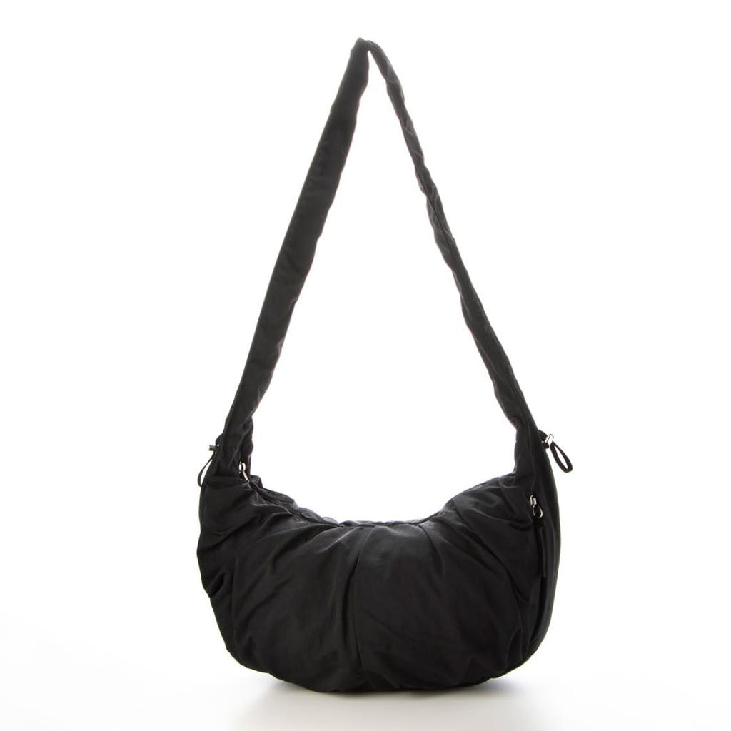 Maison Vert Raffinierte Ein-Schulter-Tasche, Leicht und mit mehreren Fächern, Groß, Schwarz (10)