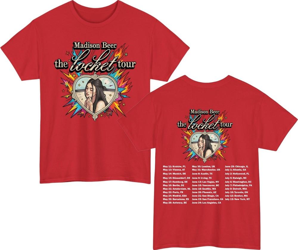 Madison Beer The Locket Tour 2026 Music TShirt World Tour Dates Music Tee S