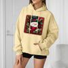 Women's Fashion Casual Long Sleeve Loose Christmas Print Hooded Sweatshirt
