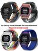 8 Colors Scalable Watchband Magnetic Metal Buckle For Casio G-shock 3506 GBD-200SM GBD-200 Cat Nylon Canvas Watch Strap Men Band