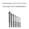 7Pcs Masonry Drillings Bits Set Portable, High Strength, Practical Glass Concrete