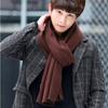 Color Imitation Cashmere Thickened Women Winter Scarves Knitted Shawls Korean Long Shawls Wraps