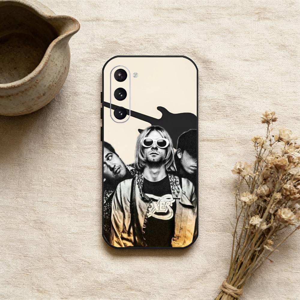 

K-NirvanaS B-RockS Band Phone Case For Samsung Galaxy A73,A72,A71,A70,A52,A51 Others Soft Black Cover Samsung a70