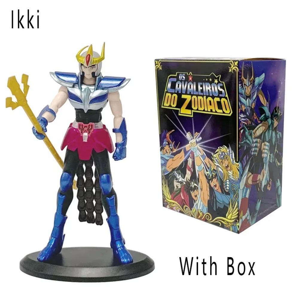 In Stock Anime Figure Phoenix Ikki Hyoga Seiya Shiryu Standing Armor Model Children's Toys PVC Box Desktop Collection Toys