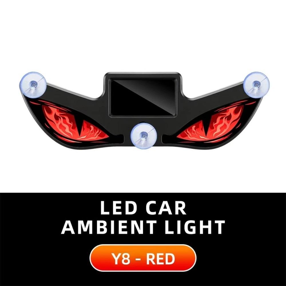 Wireless Devil Eyes Car Lights Solar Car Atmosphere Light New LED Car Light