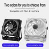 Adjustable Automotive Fan Mount Corrosion Resistant Metal Bracket 360 Degree Rotation Easy Installation Car Cooling Accessory