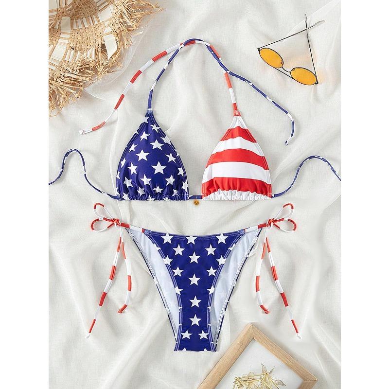 Costum de baie Bikini Nou cu Șireturi pentru Femei Costum de Baie Premium Costum Sexy de Plajă Modă de Vară