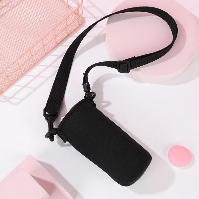 Thickened Heat-Insulating Portable Outdoor Sports Shoulder Strap Cup Sleeve