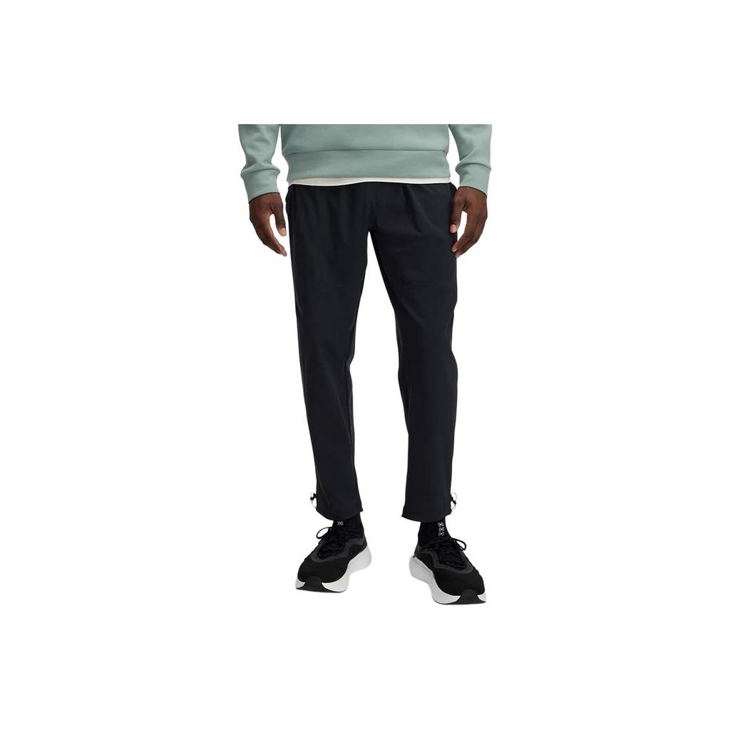 Under Armour Breathable Comfortable Mid-Rise Casual Knit Sports Pants Men bottoms Black 1390258-001