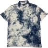 Polo Tie-Dye Embroidered Logo Short Sleeve Polo Shirt Men Tops Blue 710750292-001