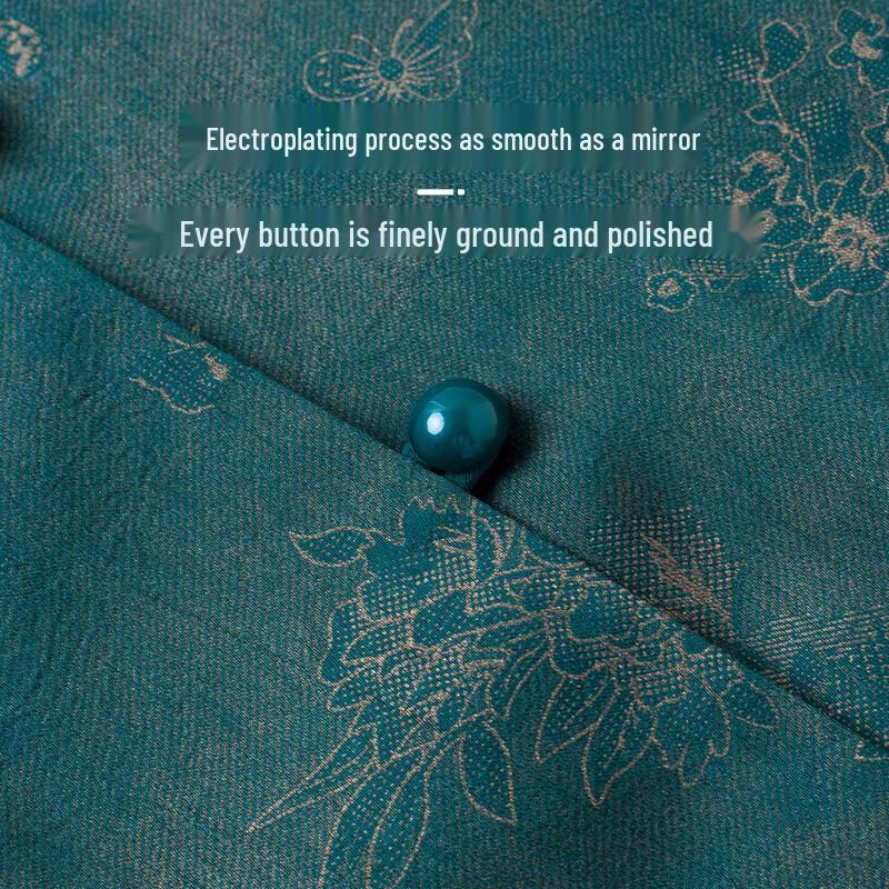 Datang Madam Mid-Aged Women's Autumn Stand Collar Cardigan Shirt